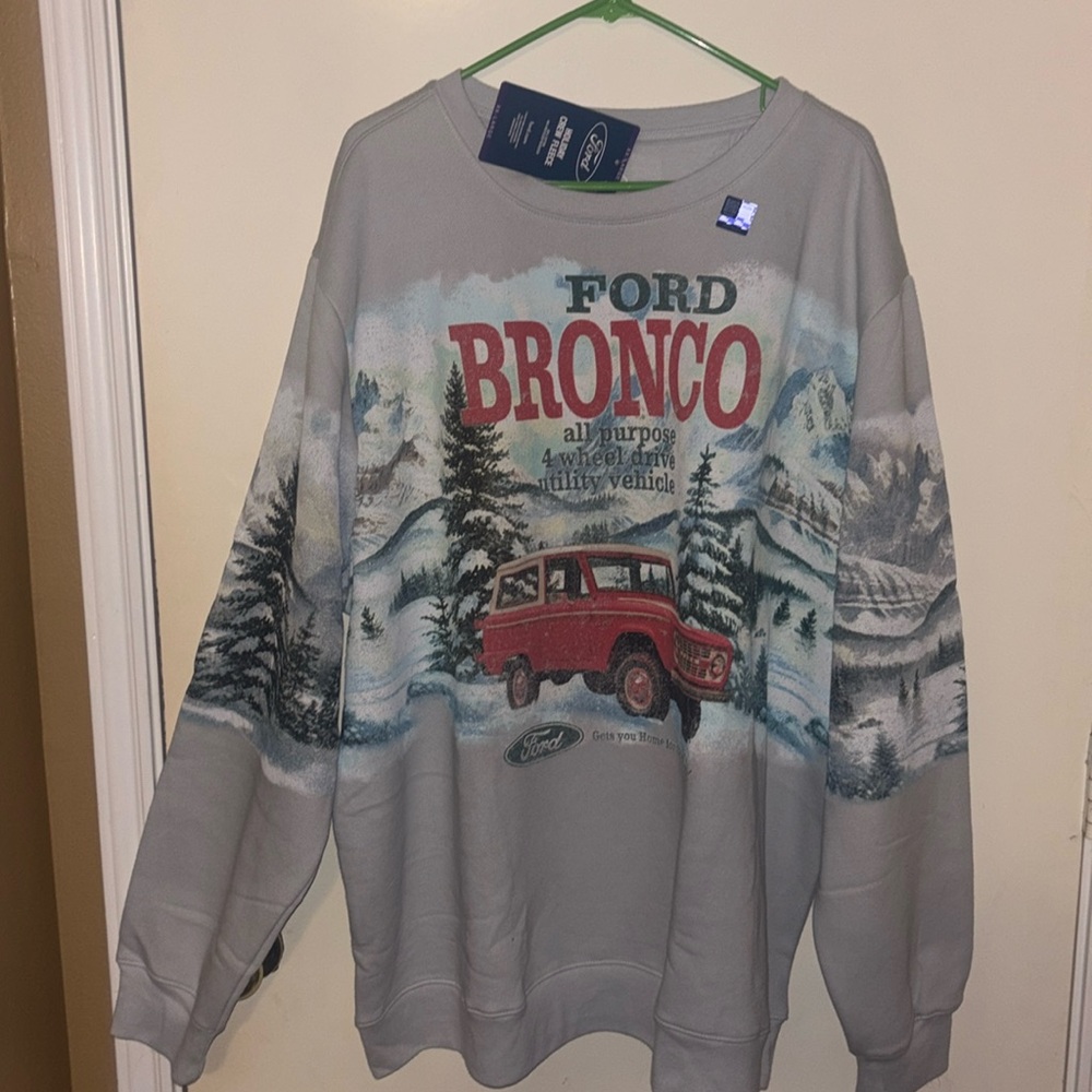 Ford Bronco Christmas Sweater Sweatshirt Vintage Graphic VIRAL 1-XL & XXL left! - Picture 10 of 11